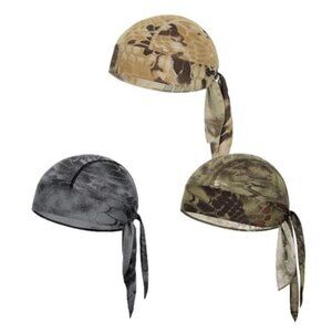 Cycling Bandana Headscarf Sweat Wicking Quick Dry Skull Cap Helmet Liner Unisex